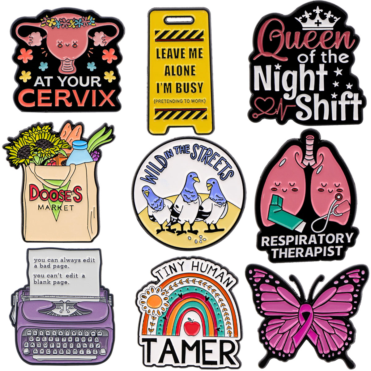 Women Accessories Picture - Broche en émail pour médecin et