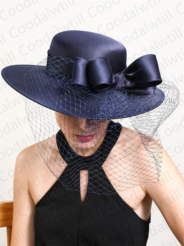 Women'S Formal Accessories - Femmes formelle mariage église voiles Fedora