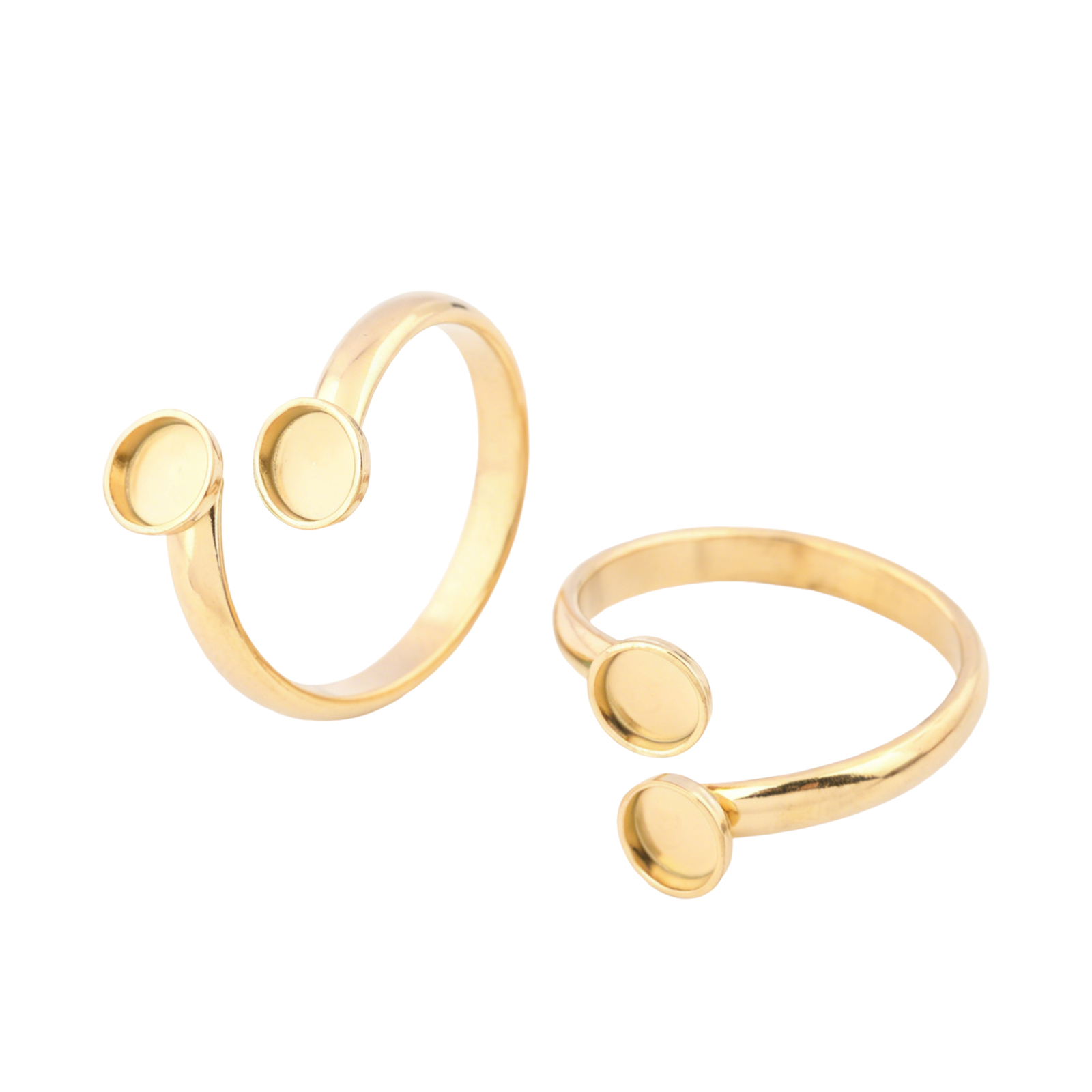 Ring Set Adjustable - 10 pièces de bases de bagues