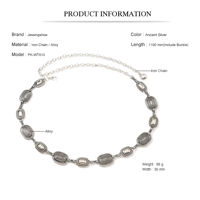 Chaîne de taille en métal de m - Women Accessories Pk avis et prix