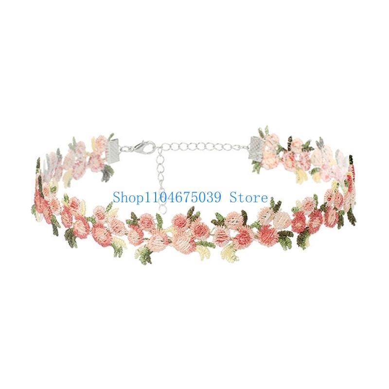 Collier ras de cou en dentelle - Women Accessories Pk avis et prix