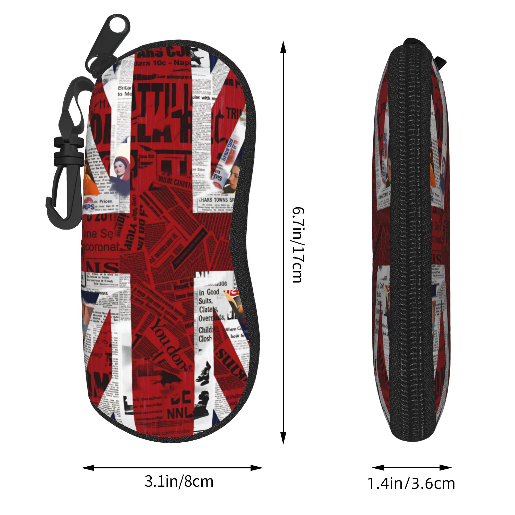 Étui à lunettes drapeau britan - Women'S Accessories Uk avis et prix