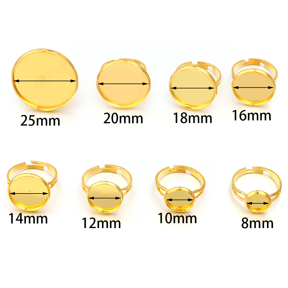 Lot de 10 bases de bague ajust - Ring Set Adjustable avis et prix