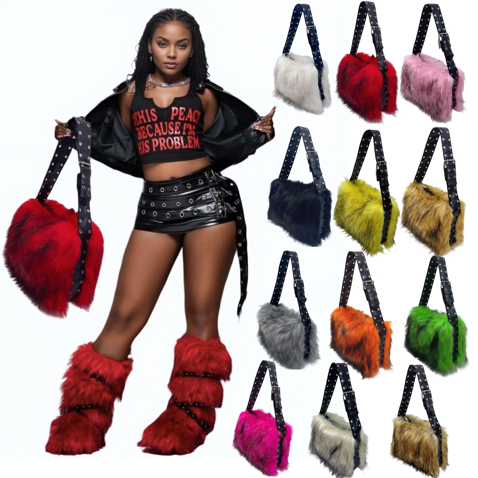 Y2K – sac à bandoulière en fau - Women'S Y2K Accessories avis et prix