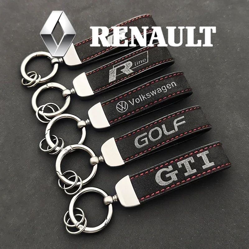 Porte-clés de luxe en cuir sué - Women'S Golf Accessories avis et prix