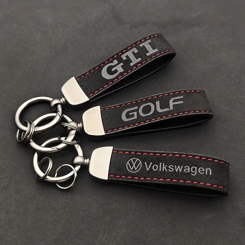 Porte-clés de luxe en cuir sué - Women'S Golf Accessories avis et prix