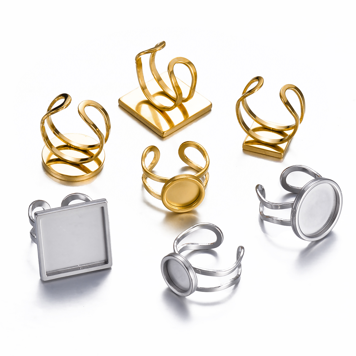 4 Pièces Bagues Ajustables en  - Ring Set Adjustable avis et prix