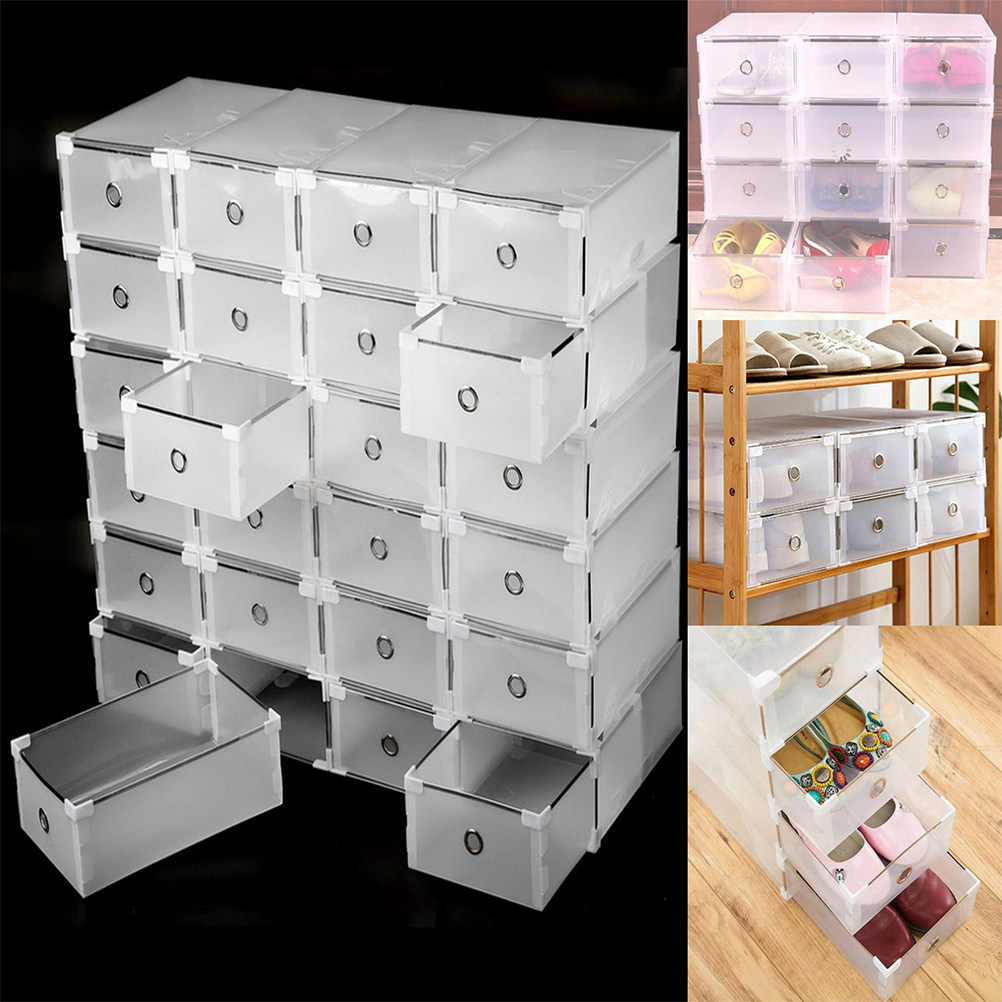 2 boîtes de rangement transpar - Women Accessories Drawer avis et prix