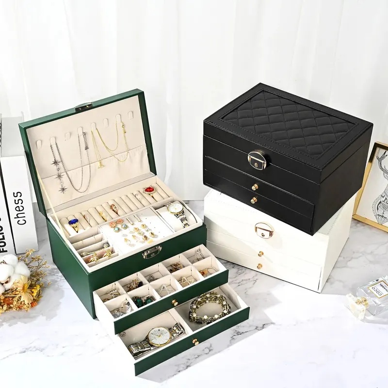 Boîte à bijoux grande capacité - Women Accessories Drawer avis et prix