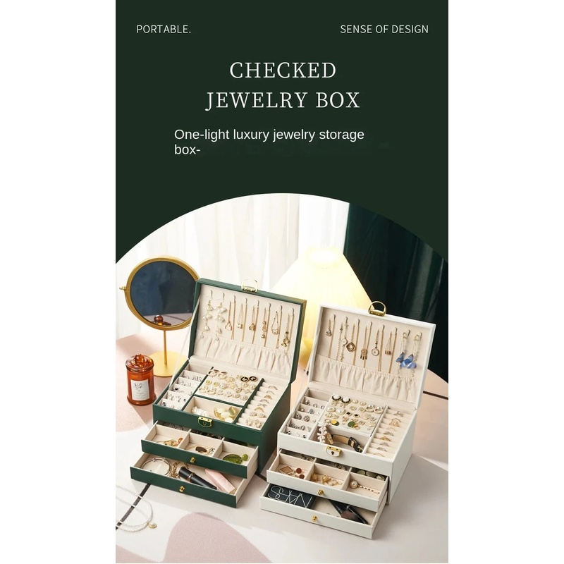 Boîte à bijoux grande capacité - Women Accessories Drawer avis et prix