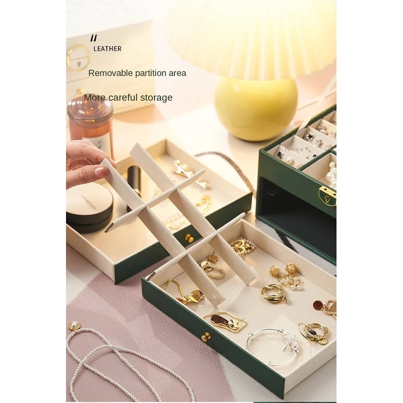 Boîte à bijoux grande capacité - Women Accessories Drawer avis et prix