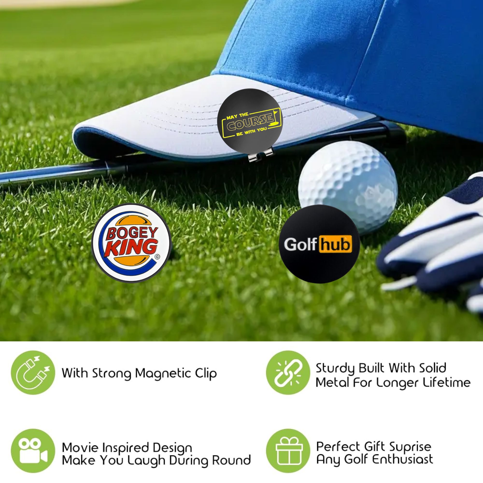 3 marqueurs de balle de golf a - Women'S Golf Accessories avis et prix