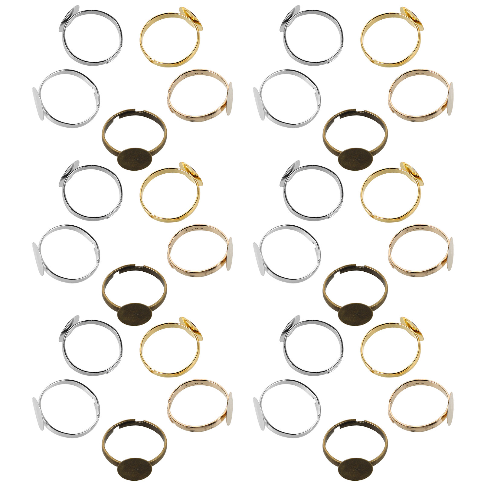 100 pièces de bases de cabocho - Ring Set Adjustable avis et prix