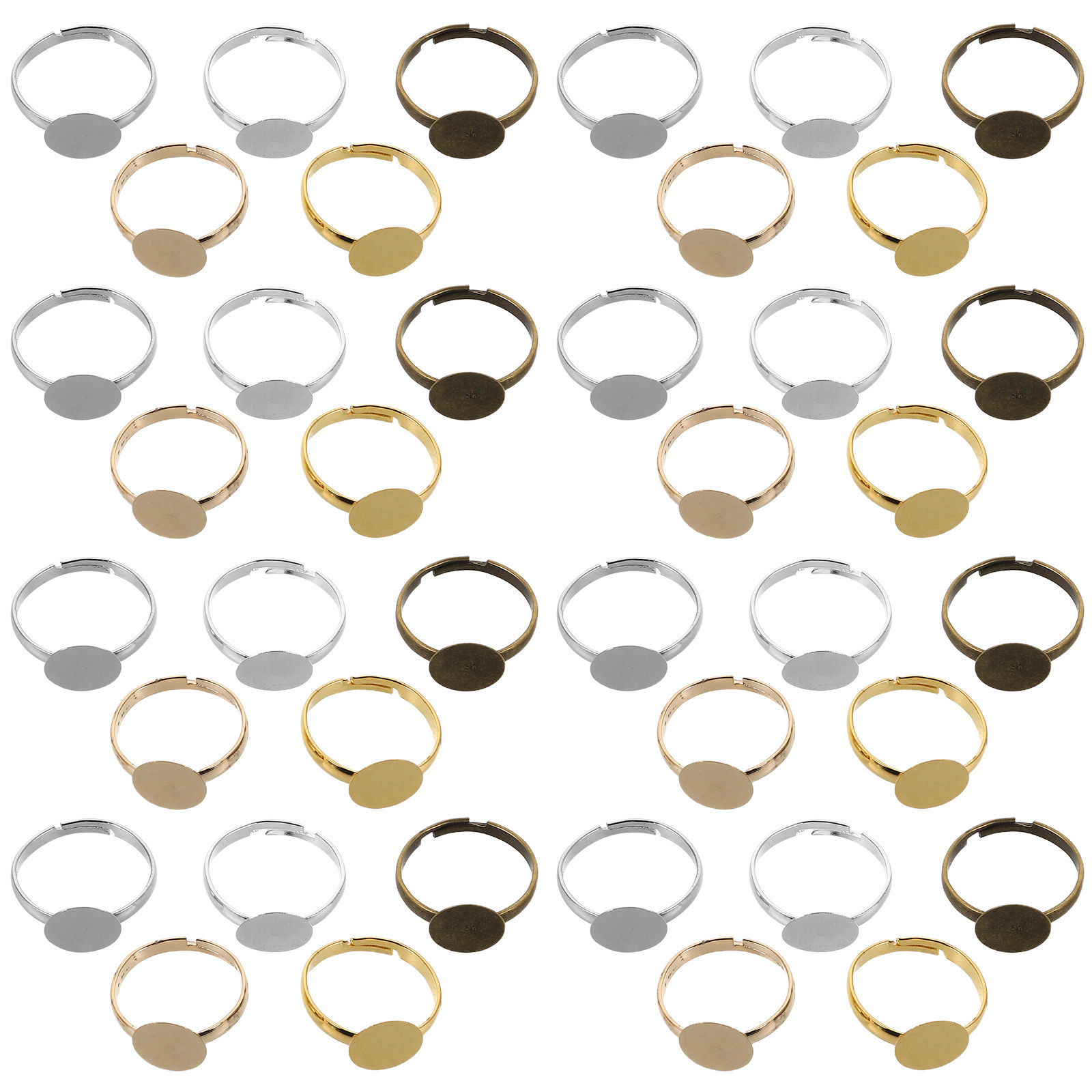 100 pièces de bases de cabocho - Ring Set Adjustable avis et prix