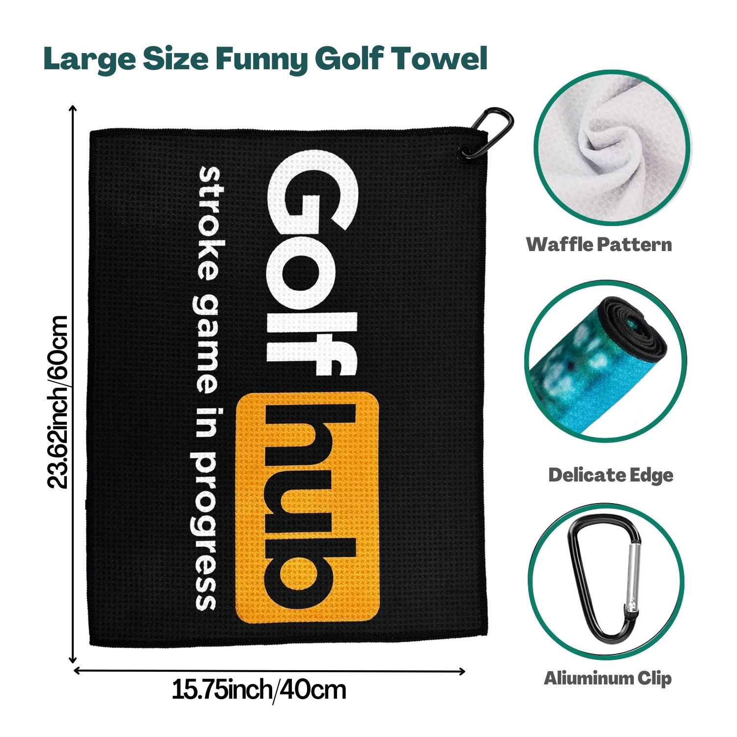 Serviette de golf drôle en mic - Women'S Golf Accessories avis et prix
