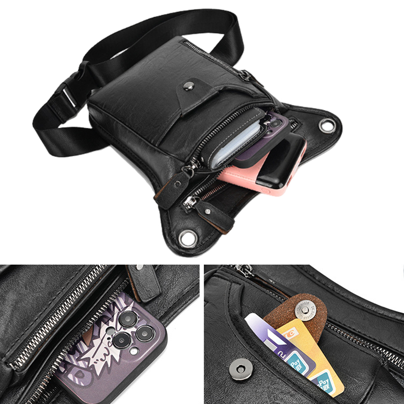 Sac de taille Vintage en cuir  - Women Electronic Accessories avis et prix